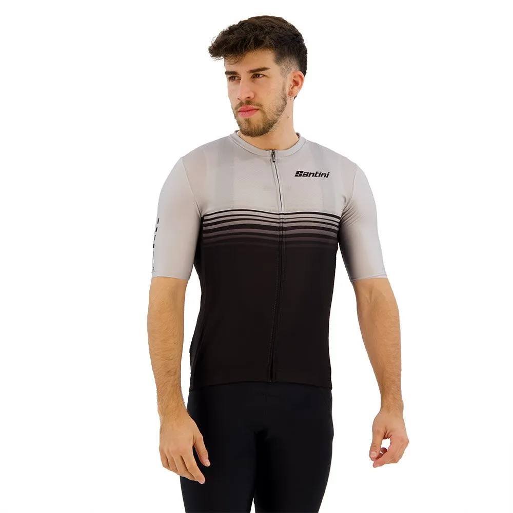 Santini Noir Korta ärmar Cykeltröja, Print, S Santini Noir Korta ärmar Cykeltröja, Print, S