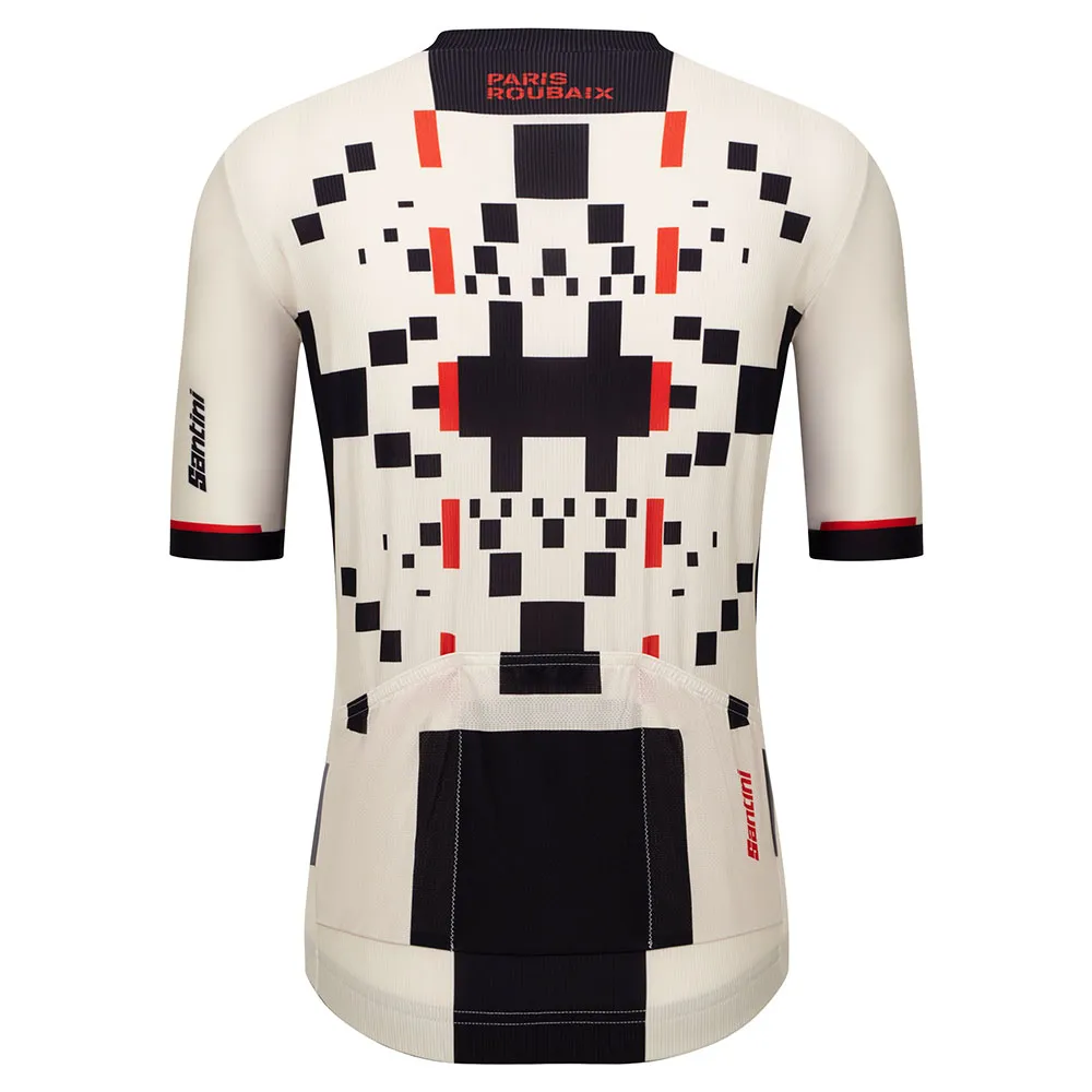 Santini Paris-roubaix 2025 Korta ärmar Cykeltröja Santini Paris-roubaix 2025 Korta ärmar Cykeltröja