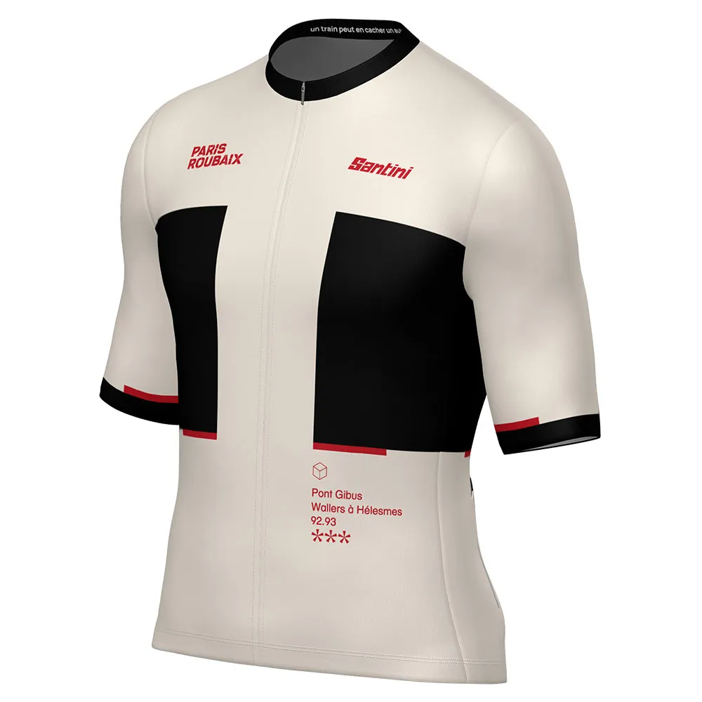 Santini Paris-roubaix 2025 Korta ärmar Cykeltröja Santini Paris-roubaix 2025 Korta ärmar Cykeltröja