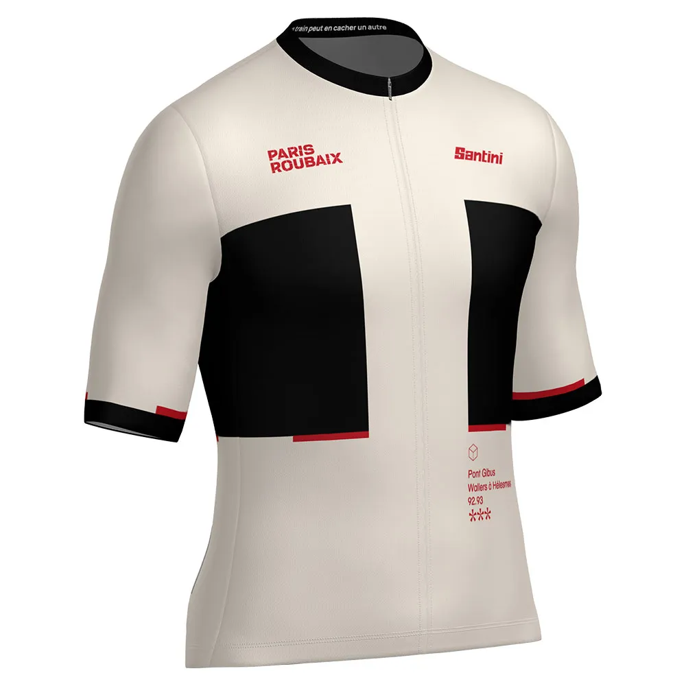 Santini Paris-roubaix 2025 Korta ärmar Cykeltröja Santini Paris-roubaix 2025 Korta ärmar Cykeltröja
