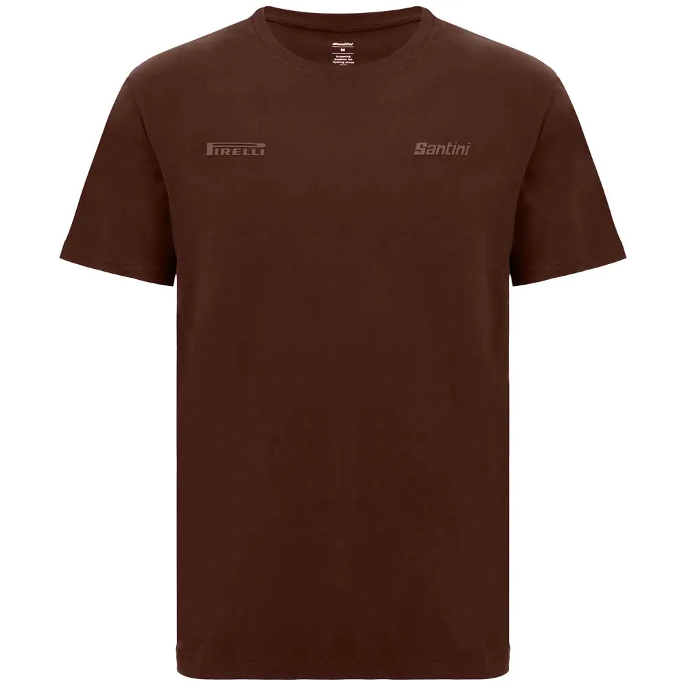 Santini Pirelli T-shirt Med Korta ärmar Santini Pirelli T-shirt Med Korta ärmar