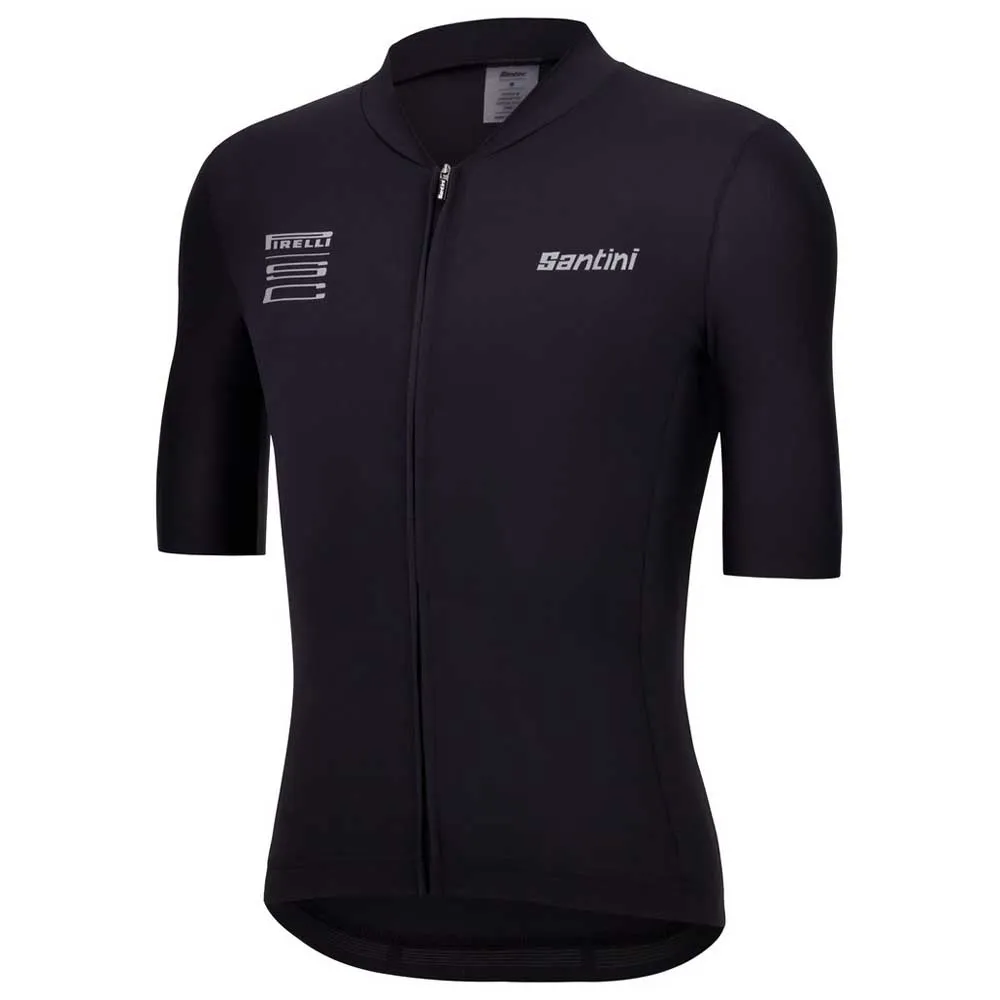 Santini Pirelli Wheel Korta ärmar Cykeltröja Santini Pirelli Wheel Korta ärmar Cykeltröja