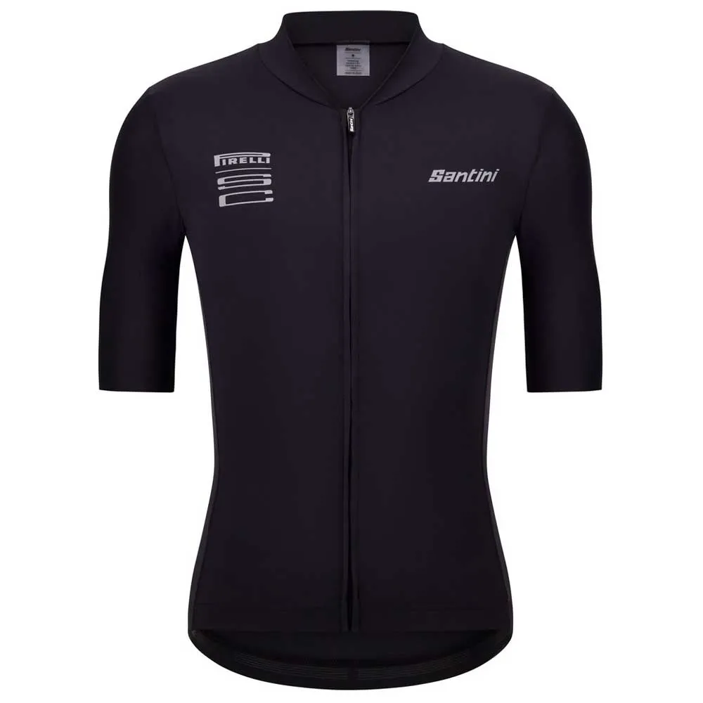 Santini Pirelli Wheel Korta ärmar Cykeltröja Santini Pirelli Wheel Korta ärmar Cykeltröja