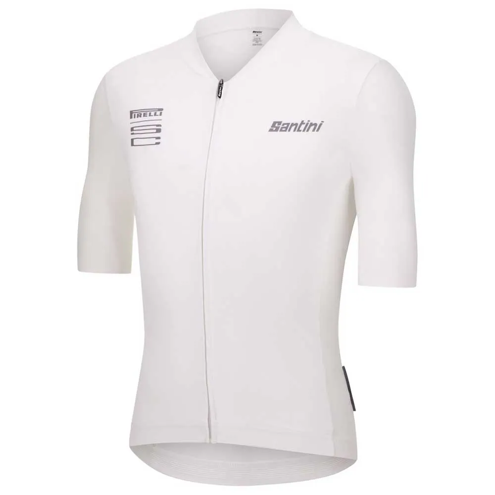 Santini Pirelli Wheel Korta ärmar Cykeltröja Santini Pirelli Wheel Korta ärmar Cykeltröja