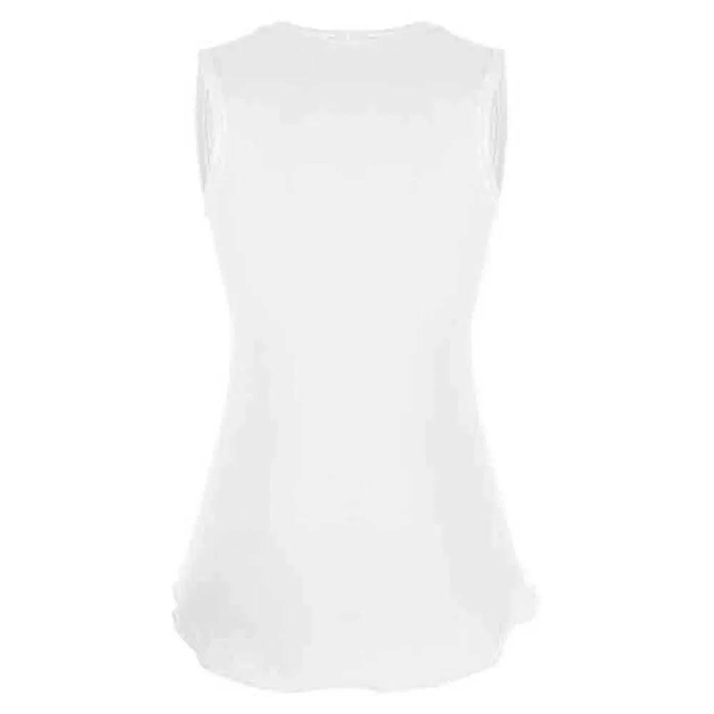 Santini Piuma Active Ärmlös Baslager, White