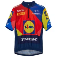 Santini Replica Lidl-trek 2025 Korta ärmar Cykeltröja Santini Replica Lidl-trek 2025 Korta ärmar Cykeltröja