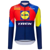 Santini Replica Lidl-trek 2025 Långärmad Trikå Santini Replica Lidl-trek 2025 Långärmad Trikå