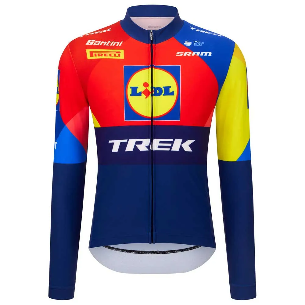 Santini Replica Lidl-trek 2025 Långärmad Trikå