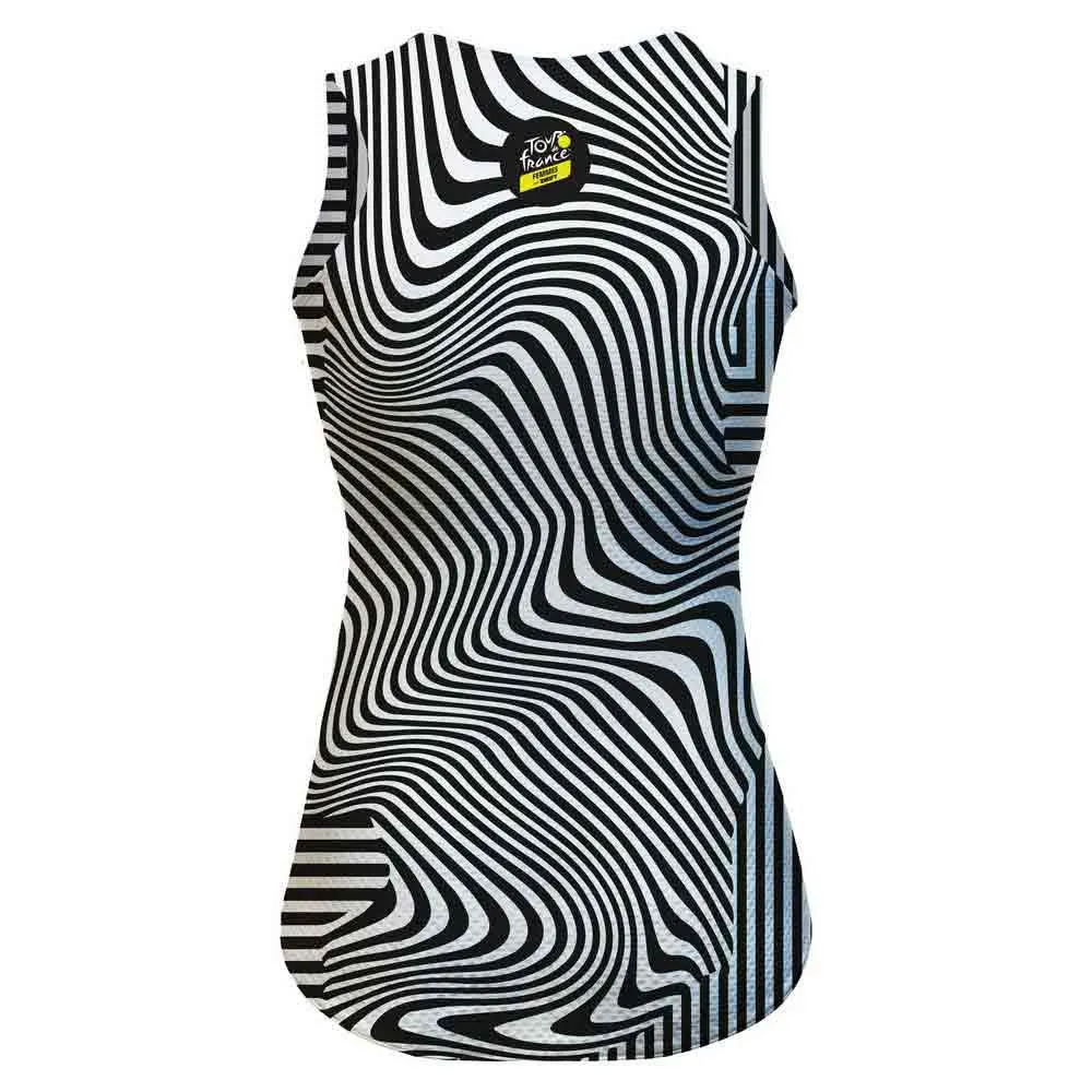Santini Rotterdam Tour De France Femme Avec Zwift Official Ärmlös Baslager, Print Santini Rotterdam Tour De France Femme Avec Zwift Official Ärmlös Baslager, Print