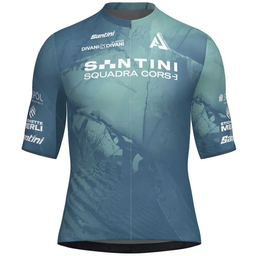 Santini Squadra Corse 2025 Korta ärmar Cykeltröja Santini Squadra Corse 2025 Korta ärmar Cykeltröja