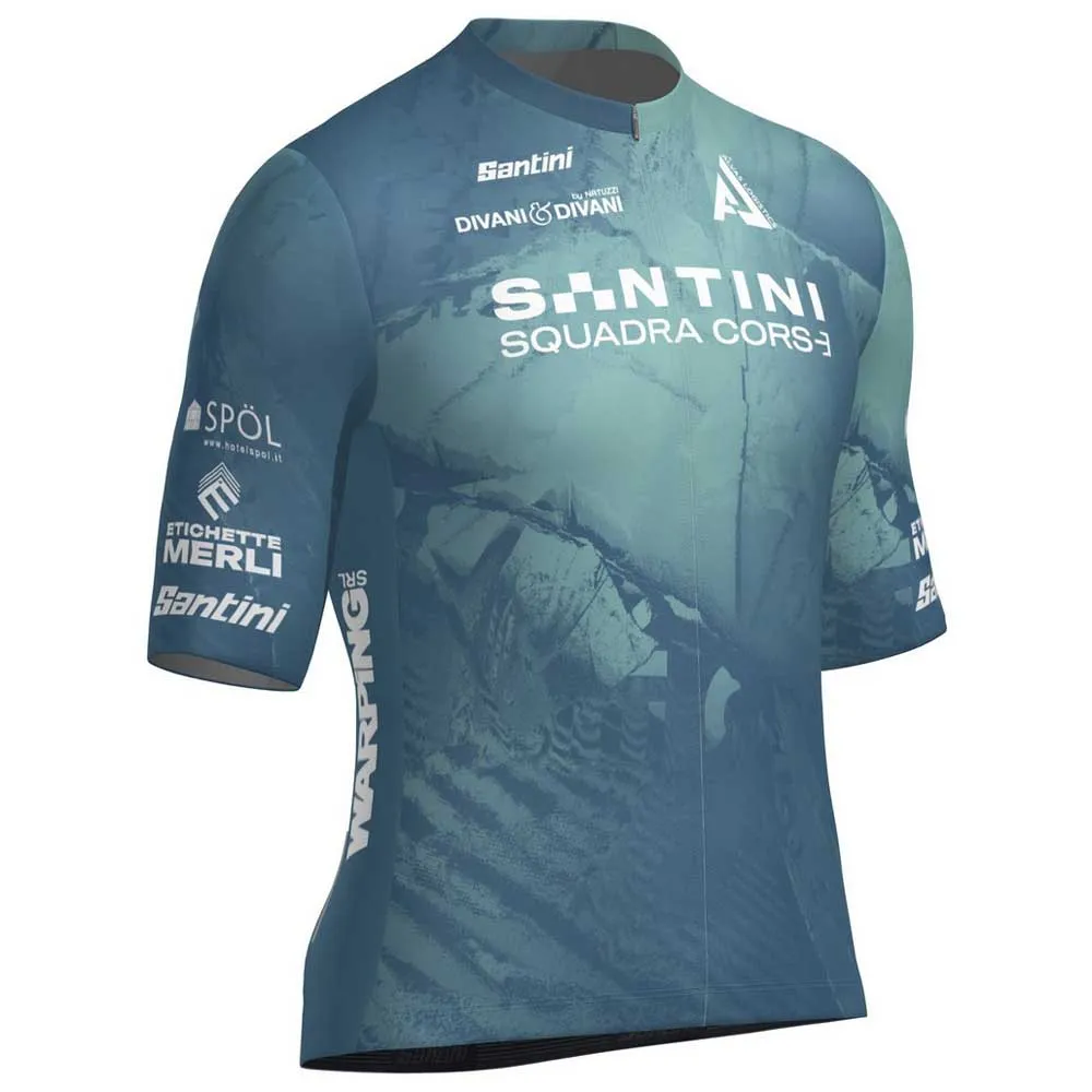 Santini Squadra Corse 2025 Korta ärmar Cykeltröja Santini Squadra Corse 2025 Korta ärmar Cykeltröja