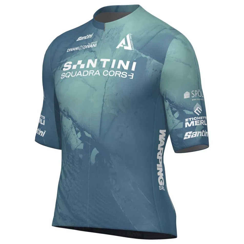 Santini Squadra Corse 2025 Korta ärmar Cykeltröja Santini Squadra Corse 2025 Korta ärmar Cykeltröja