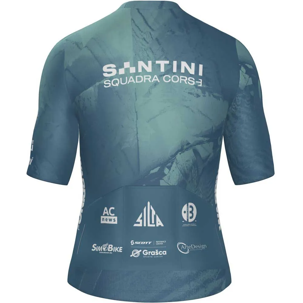Santini Squadra Corse 2025 Korta ärmar Cykeltröja Santini Squadra Corse 2025 Korta ärmar Cykeltröja