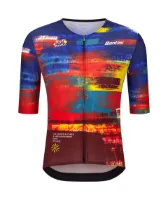 Santini TDF Arrivee Cycling Jersey Santini TDF Arrivee Cycling Jersey