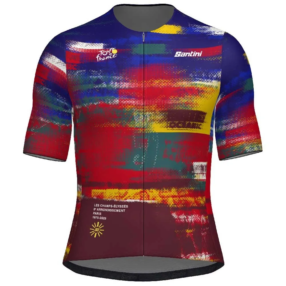 Santini TDF Arrivee Cycling Jersey Santini TDF Arrivee Cycling Jersey