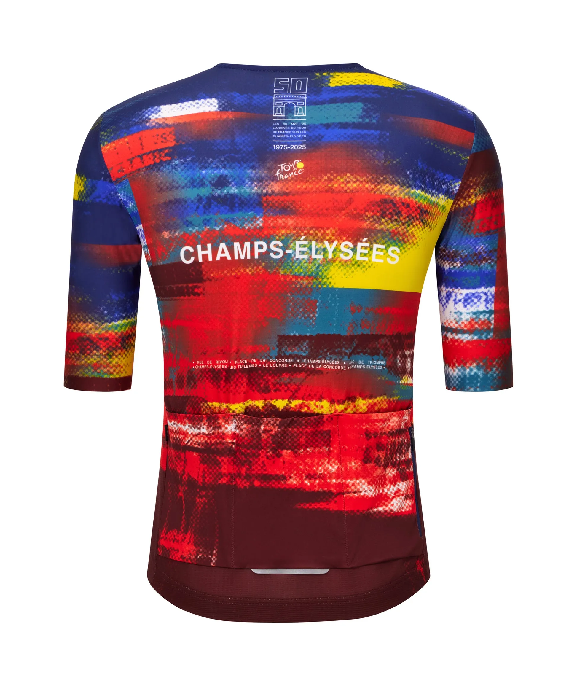 Santini TDF Arrivee Cycling Jersey Santini TDF Arrivee Cycling Jersey