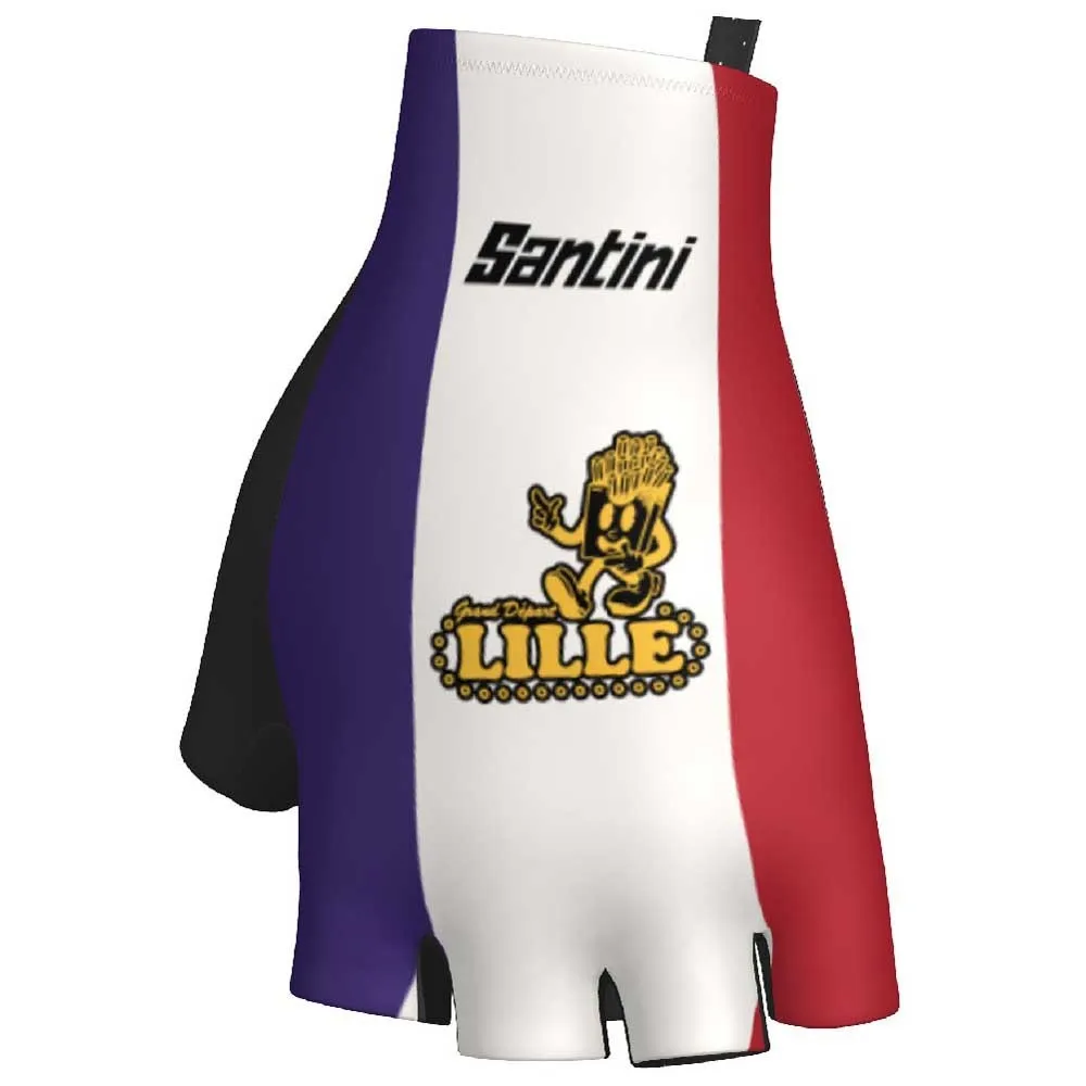 Santini Tdf Grand Depart Lille 2025 Korta Handskar Santini Tdf Grand Depart Lille 2025 Korta Handskar