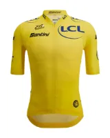 Santini TDF Maillot Jaune Cycling Jersey Santini TDF Maillot Jaune Cycling Jersey