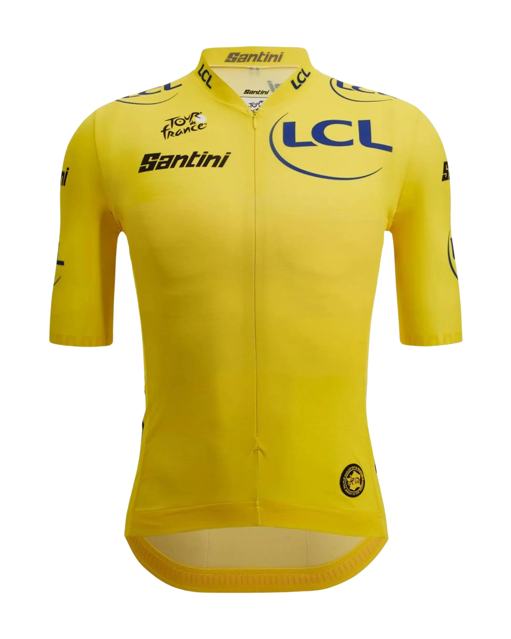Santini TDF Maillot Jaune Cycling Jersey Santini TDF Maillot Jaune Cycling Jersey