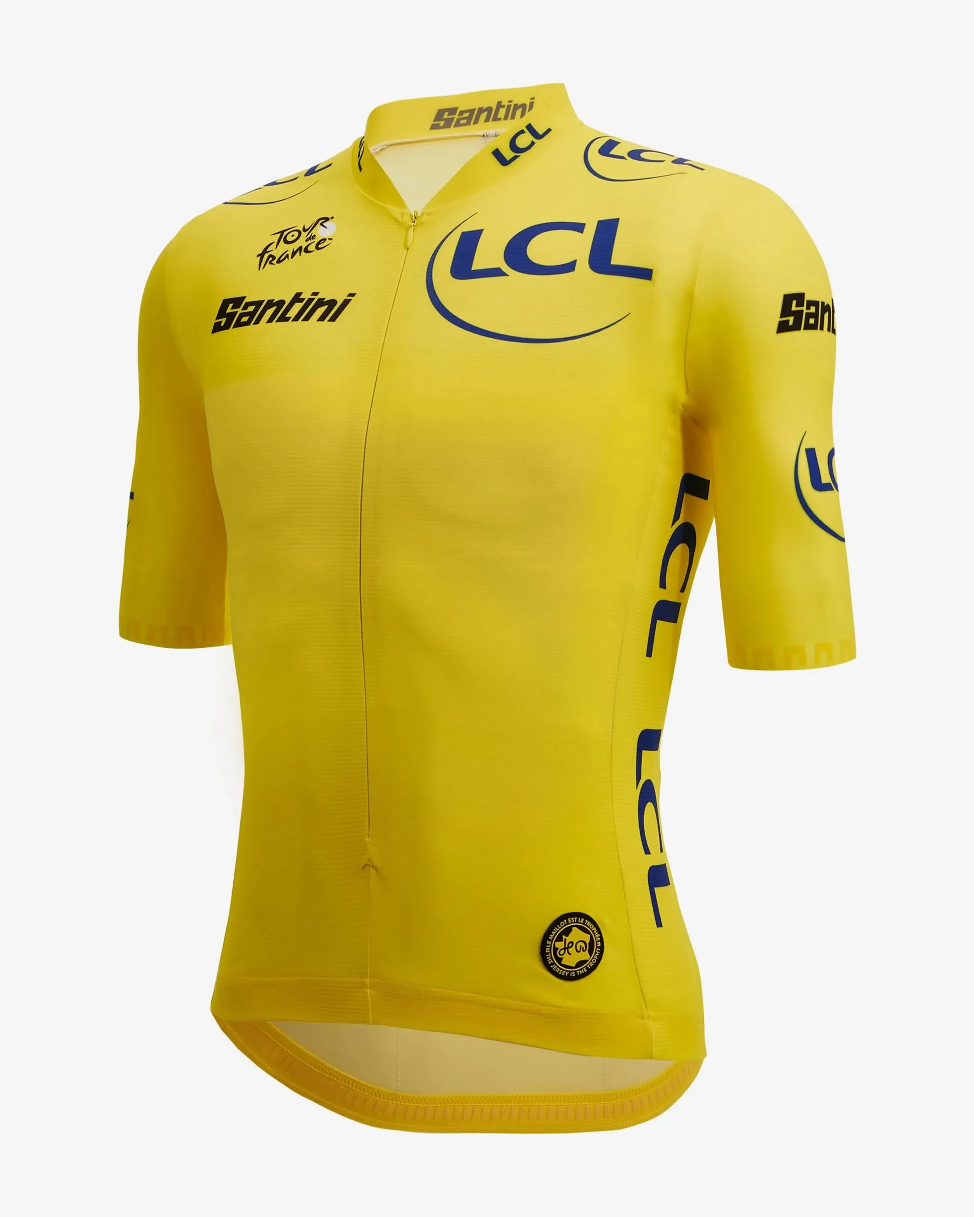 Santini TDF Maillot Jaune Cycling Jersey Santini TDF Maillot Jaune Cycling Jersey