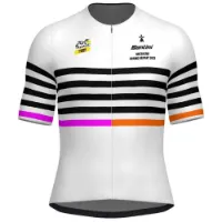 Santini Tdffaz Grand Départ Bretagne 2025 Korta ärmar Cykeltröja