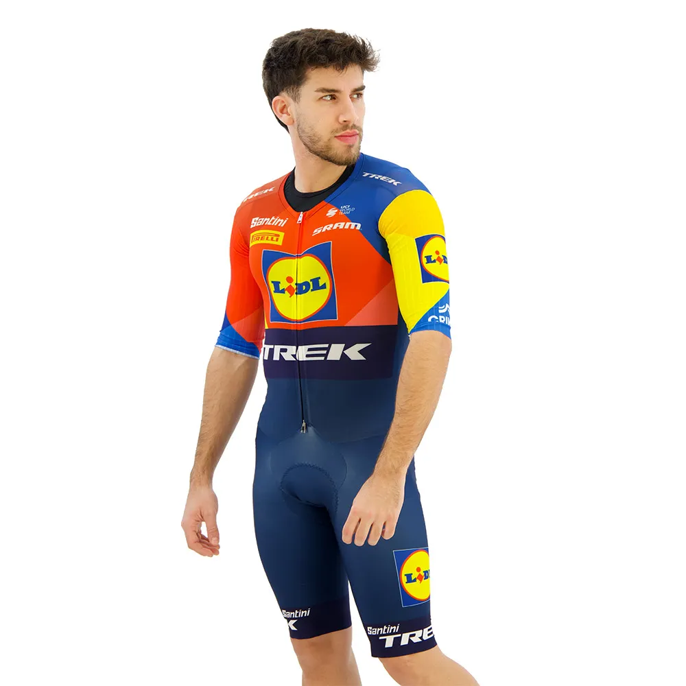 Santini Team Aero Lidl-trek 2025 Cykel Skinsuit