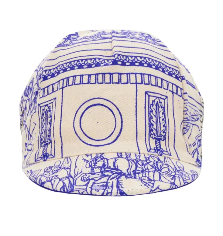 Santini Tour De France Arrivee Arc De Triomphe Cap, White/Blue Santini Tour De France Arrivee Arc De Triomphe Cap, White/Blue