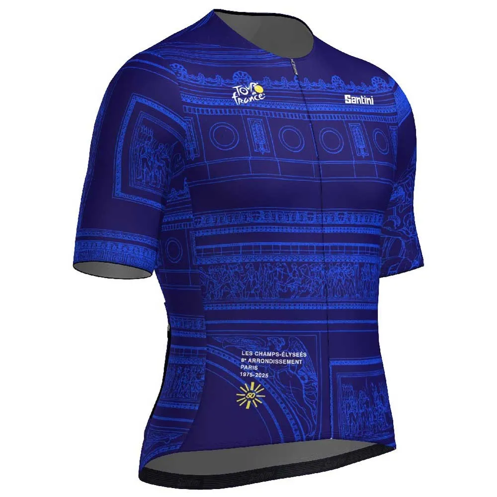 Santini Tour De France Arrivee Arc De Triomphe Jersey Santini Tour De France Arrivee Arc De Triomphe Jersey
