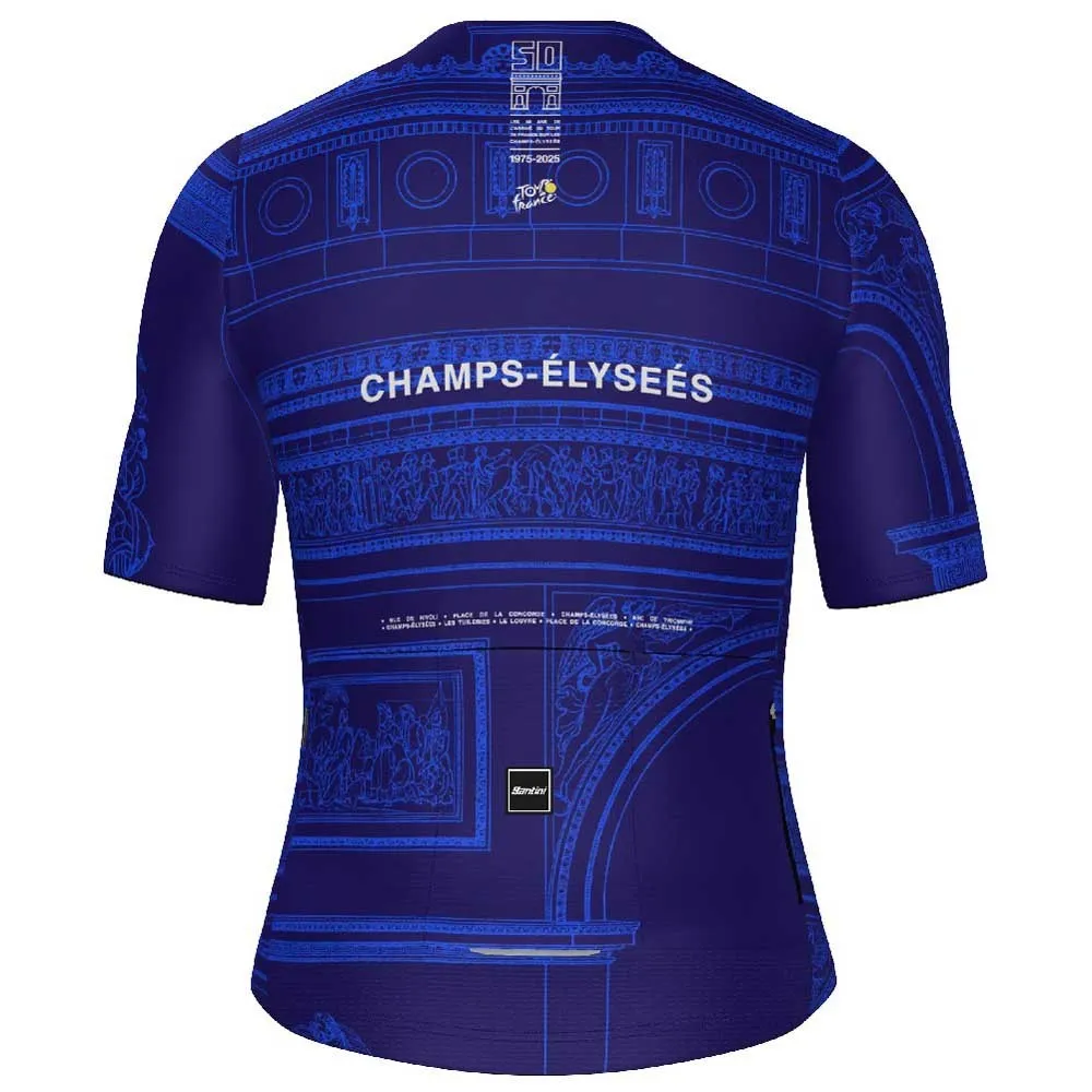 Santini Tour De France Arrivee Arc De Triomphe Jersey Santini Tour De France Arrivee Arc De Triomphe Jersey