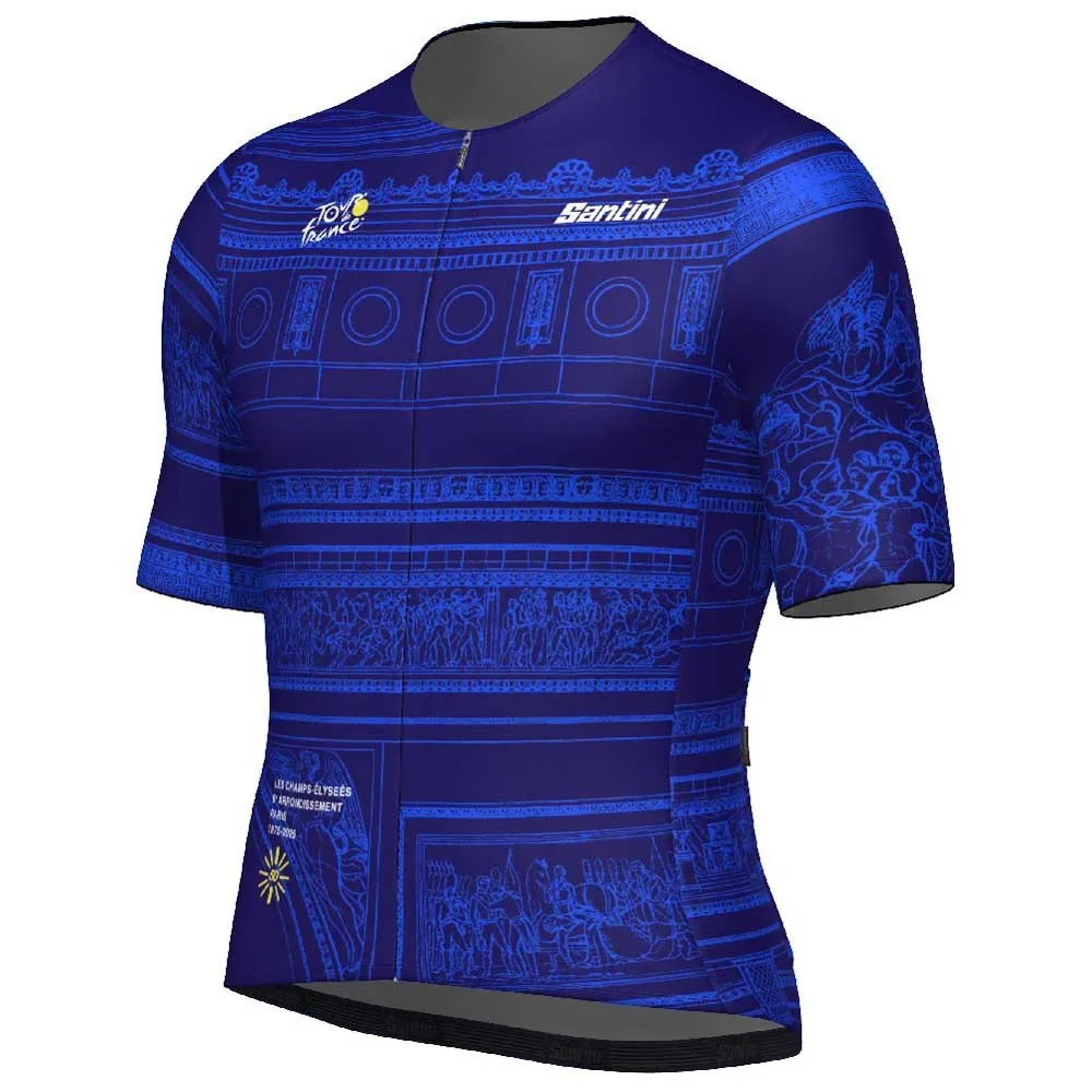 Santini Tour De France Arrivee Arc De Triomphe Jersey Santini Tour De France Arrivee Arc De Triomphe Jersey