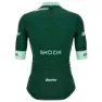 Santini Tour De France Avec Zwift Green 2025 Korta ärmar Cykeltröja