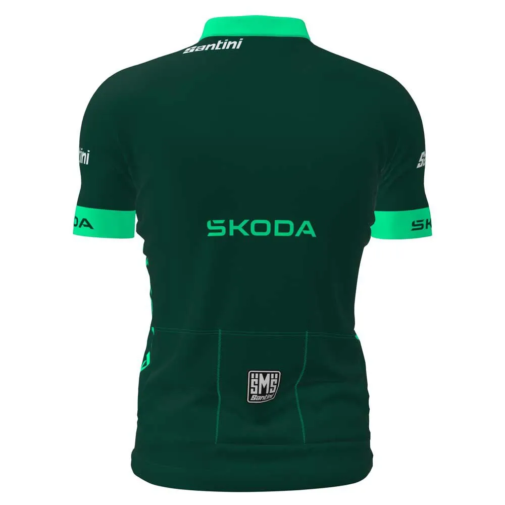 Santini Tour De France Fan Line Best Sprinter Korta ärmar Cykeltröja, Green Santini Tour De France Fan Line Best Sprinter Korta ärmar Cykeltröja, Green