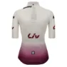 Santini Tour De France Femme Avec Zwift Best Young Leader Korta ärmar Cykeltröja, White