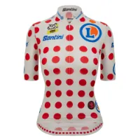 Santini Tour De France Femme Avec Zwift Gpm Leader Korta ärmar Cykeltröja Santini Tour De France Femme Avec Zwift Gpm Leader Korta ärmar Cykeltröja