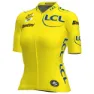 Santini Tour De France Femme Zwift Overall Leader Korta ärmar Cykeltröja
