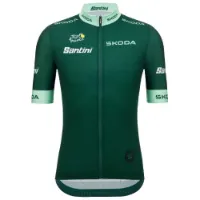 Santini Tour De France Green 2025 Korta ärmar Cykeltröja