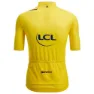 Santini Tour De France Yellow 2025 Korta ärmar Cykeltröja
