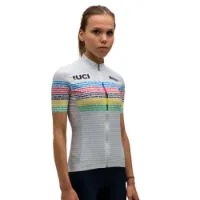 Santini Uci 100 Champion Korta ärmar Cykeltröja