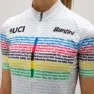 Santini Uci 100 Champion Korta ärmar Cykeltröja