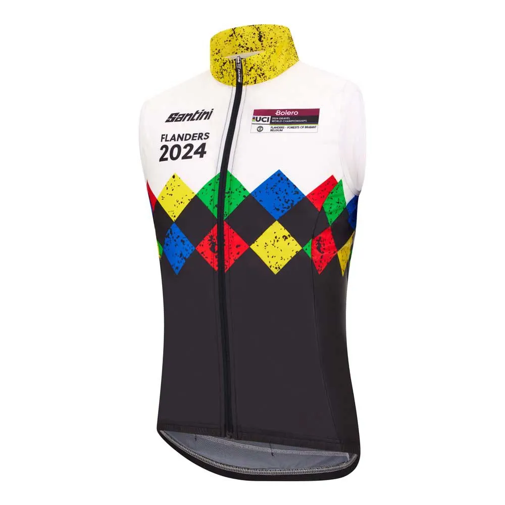 Santini Uci Gravel World Championships Leuven Väst, Black