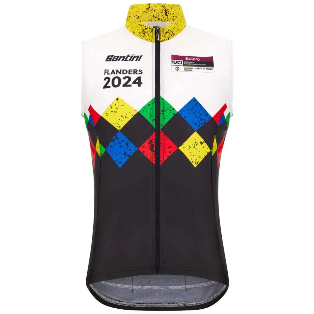 Santini Uci Gravel World Championships Leuven Väst, Black