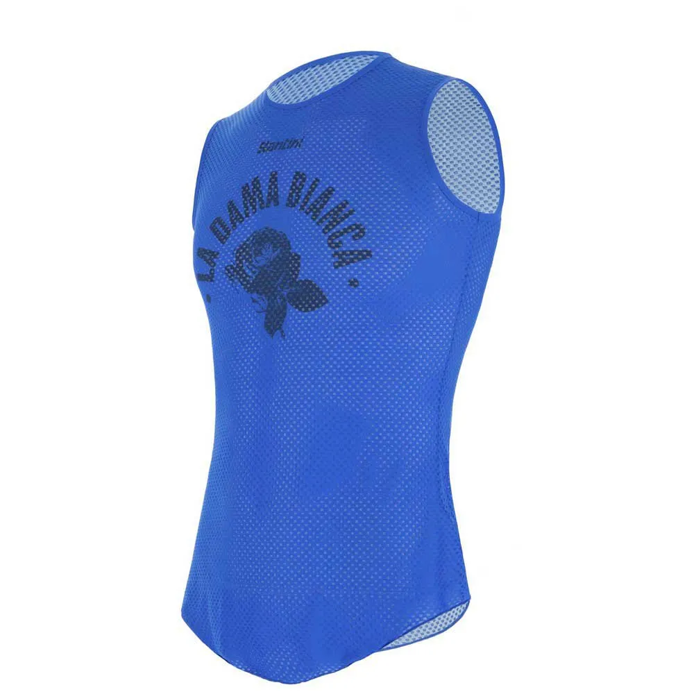 Santini Uci Lugano 1953 Ärmlös Baslager, Blue Santini Uci Lugano 1953 Ärmlös Baslager, Blue