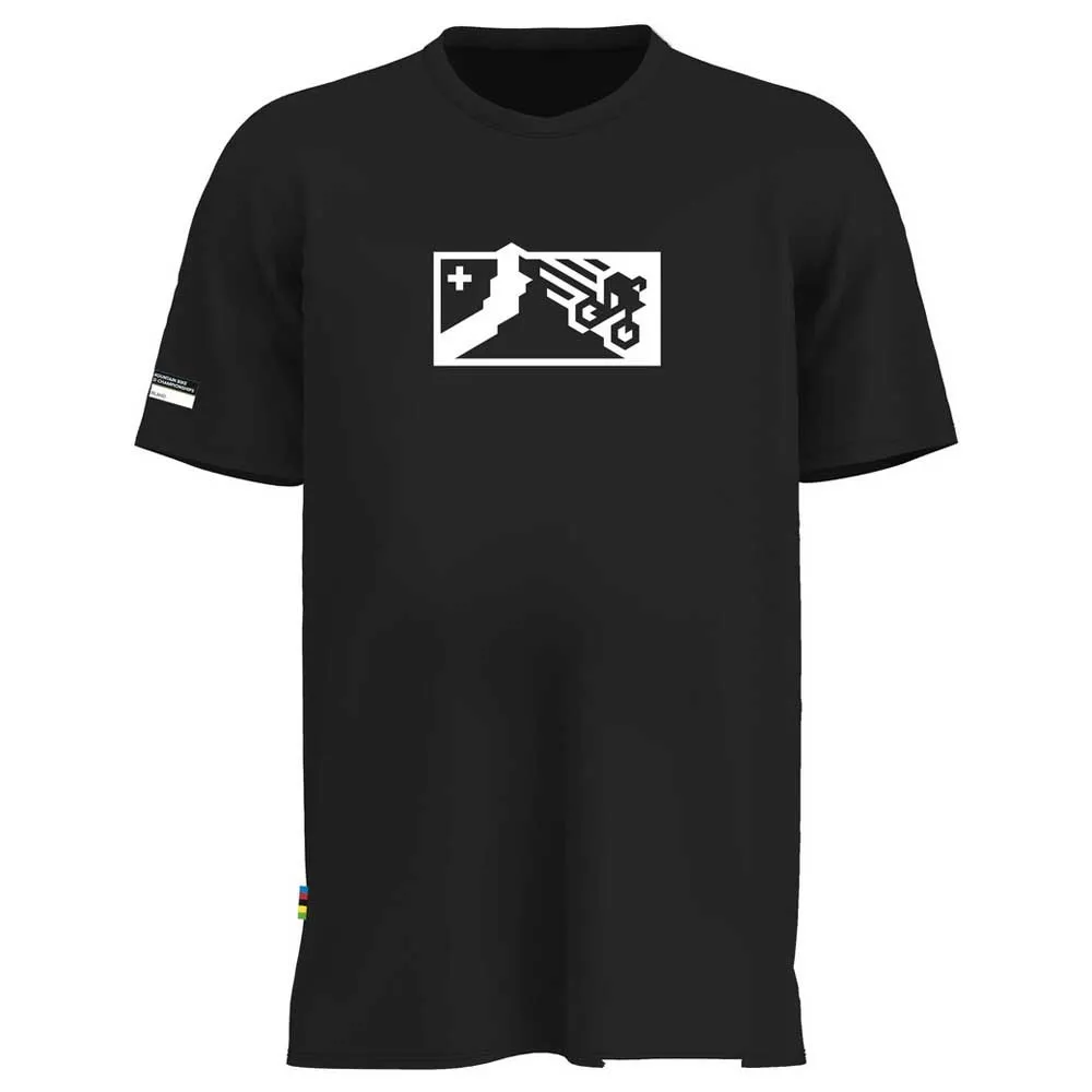 Santini Uci Mtb World Championships 2025 T-shirt Med Korta ärmar