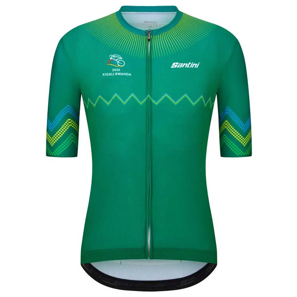 Santini Uci Road World Championships Kigali 2025 Korta ärmar Cykeltröja, Print Santini Uci Road World Championships Kigali 2025 Korta ärmar Cykeltröja, Print