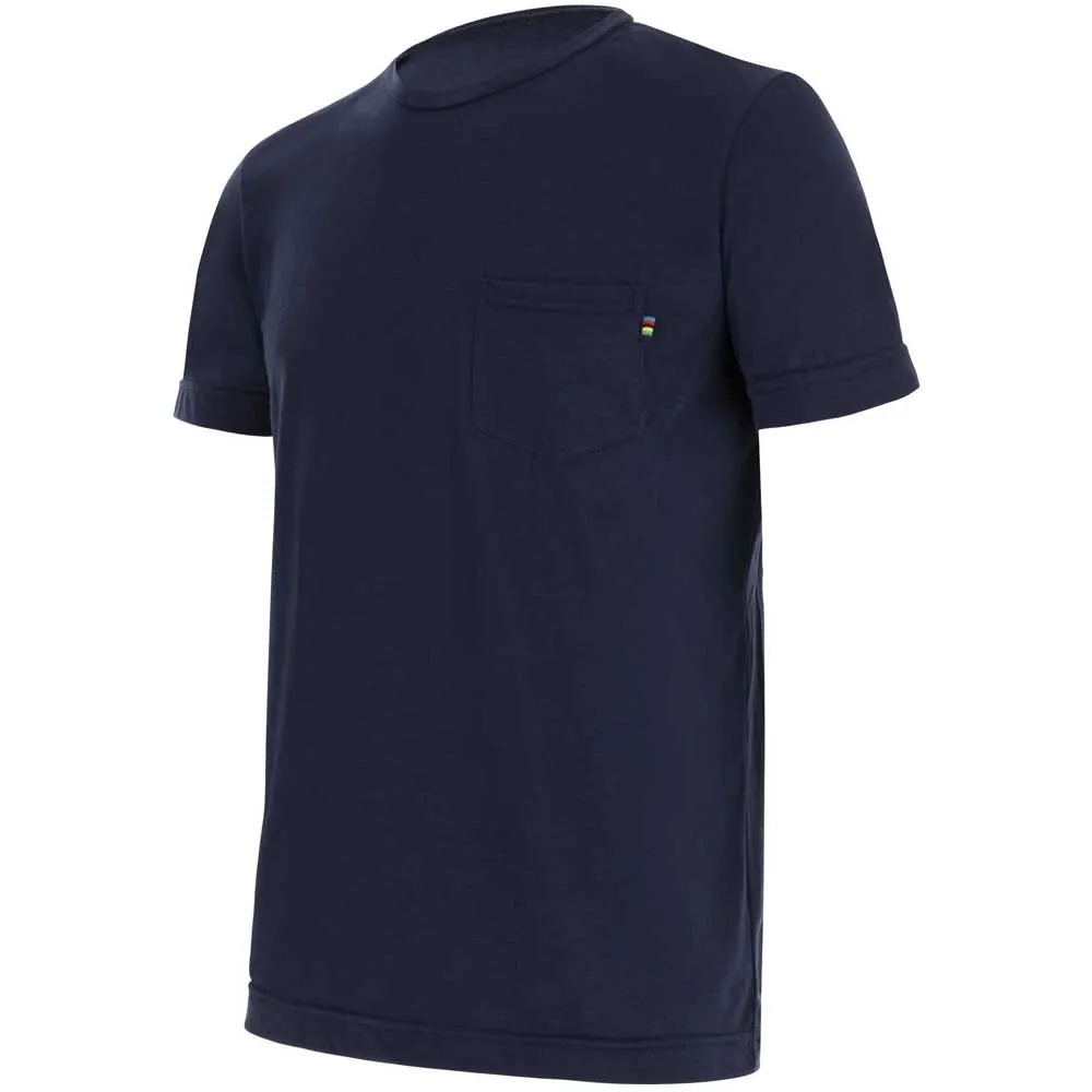 Santini Uci Technical T-shirt Med Korta ärmar, Navy, L