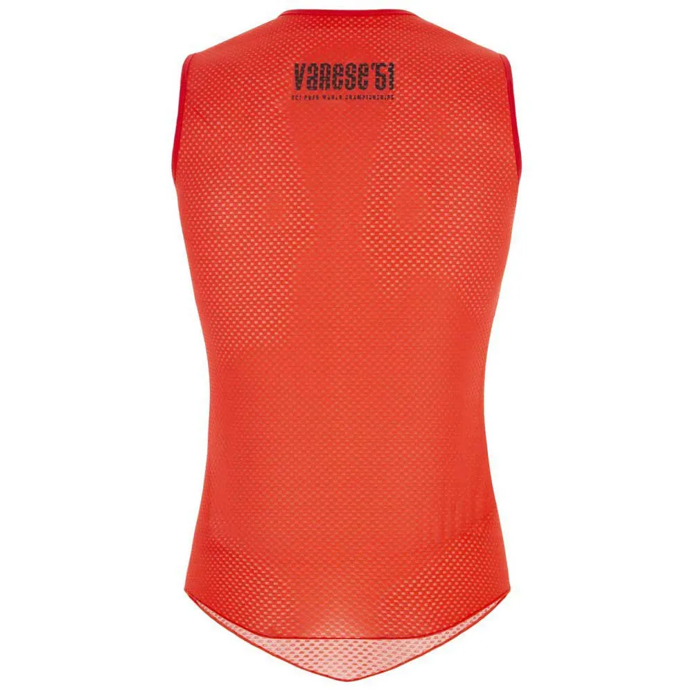 Santini Uci Varese 1951 Ärmlös Baslager, Red