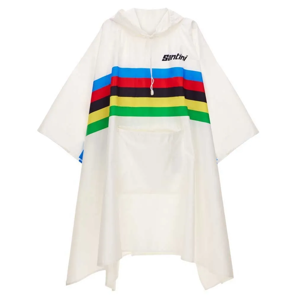 Santini Uci Vattentät Poncho, Print Santini Uci Vattentät Poncho, Print