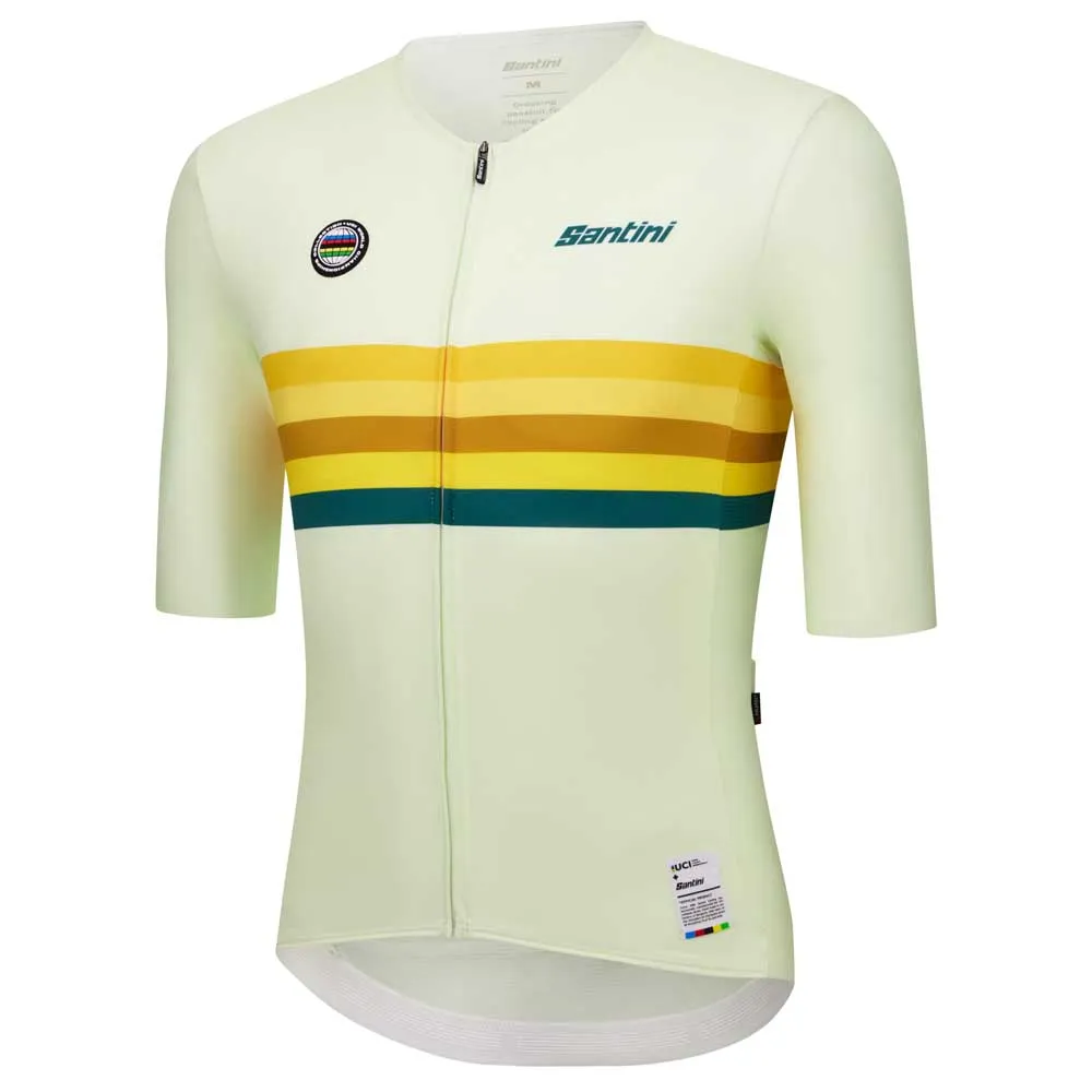 Santini Uci World Champion Australia 2025 Korta ärmar Cykeltröja Santini Uci World Champion Australia 2025 Korta ärmar Cykeltröja