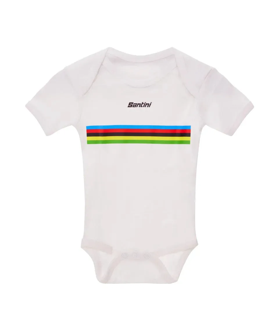 Santini Uci World Champion Baby Bodysuit