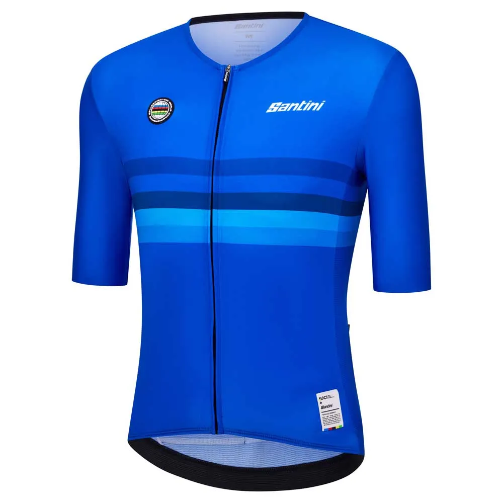 Santini Uci World Champion Italy 2025 Korta ärmar Cykeltröja Santini Uci World Champion Italy 2025 Korta ärmar Cykeltröja